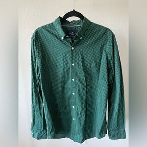 American Eagle Green Button Down Men’s Shirt
